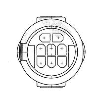 AMP Connectors - TE Connectivity 172191-4 Housings ECONOSEAL J CONN PLUG GREEN