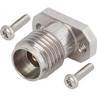 Amphenol SV Microwave SF1521-60061-1S PCB Connectors 2.92mm F Comp/Mnt Conn 2 Hole w Scrw