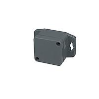 Bud Industries PN-1330-DGMB NEMA Box IP65 NEMA 4X Box Dark Gray with Mounting Brackets (2.1 X 2 X 1.4 In)