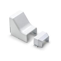 HellermannTyton TSRP2FW-50 Wire Ducting & Raceways Ceiling Drop, 1-1/4", 3-Piece, PVC, Office White, 10 Individual/bg