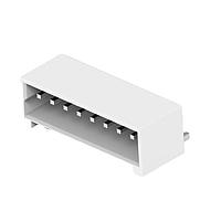 AMP Connectors - TE Connectivity 5-1775444-8 Shrouded 8 POS HDR R/A SMT