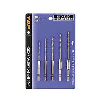 TOP Kogyo ETD-3250 Hex Shank Metal Drill Set (3.2, 3.5, 4.0, 4.5,
5.0mm)