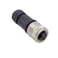 Bulgin PXPTPU78FBF03ASTM22 Connectors 3 Contacts 7/8" Front Panel Mounting Female 100mm Flying Leads