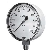 WIKA 232.50 (400 Bar, 63, chân đứng) Pressure gauge (400 Bar (Psi), dial 63, lower mount)