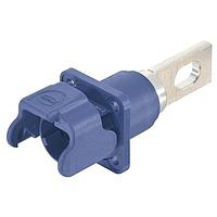 HARTING 09930010309 Housings Han S Bulkhead Mount Housing, blue, M20, w/ male contact busbar