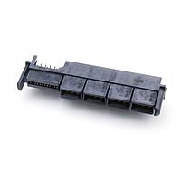 Molex 45984-2283 Receptacle Headers EXTreme LPHPower RECP Header Right-Angle 2 Power CONT 40 CONT Select Au Plating