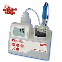 MILWAUKEE Mi456 Mini-titrator for the determination of TITRATABLE TOTAL ACIDITY for wine analysis