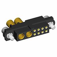 Harwin M80-4C10805F2-02-327-00-000 Power to the Board 8+2 Pos. Female 24-28AWG+16AWG Cable Conn. Kit, Jackscrews