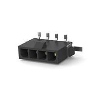 AMP Connectors - TE Connectivity 2-1445096-4 Headers HDR VERT 4 POS 30 AU SINGLE ROW