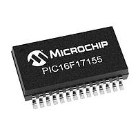 Microchip Technology PIC16F17155-I/SS Microcontrollers 14KB Flash, 1KB RAM, 128B EEPROM, 12b Diff. ADCC, 1xOP-AMP, 2x16-bit dual PWM
