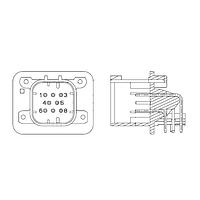 AMP Connectors - TE Connectivity 184095-2 (Cut Strip) Terminals SSC SKT 22-18 Cut Strip of 100