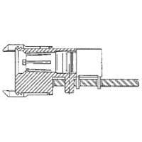 AMP Connectors - TE Connectivity 148534-1 Contacts PWR CONT FMALE 90DGR MFBL40AMP