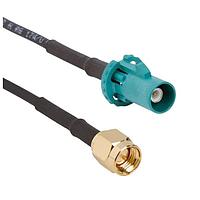 Amphenol RF 095Z820-166M200 RF Cable Assemblies FAKRA Straight Plug to SMA Straight Plug RG-58 50 Ohm 2 M inches Z Key Code (78.74 Inches)
