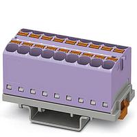 PHOENIX CONTACT 3273586 Push-In Distribution Block PTFIX 18X4-NS35 VT