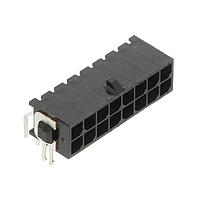 AMP Connectors - TE Connectivity 4-794677-6 Headers 16POS MICRO MNL ASSY R/A,THRU