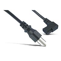 Qualtek Electronics 313006-01 AC Power Cord SJT, 3X18 BLK 6.56" R/A 125V 10A