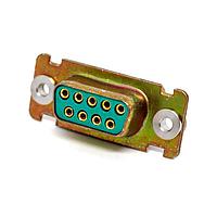 Cinch DEMMY9S Receptacle DSUB 9F SOD Y G50 ZINC