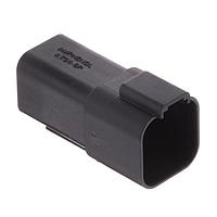 Amphenol SINE Systems AT04-6P-BLK 6-Way 6 Pin Recept. BLK