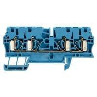 Weidmuller 1608580000 Feed Through Terminal Block ZDU 2.5/4AN BL
