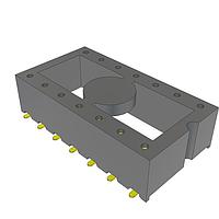 Samtec ICF-314-T-O Open Frame .100" Surface Mount Screw Machine DIP Socket