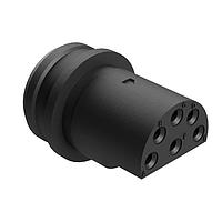 Amphenol SINE Systems 044 103 10006 Plugs 6 Position Female Plug, Standard Type