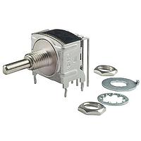 NKK Switches MRB24H Rotary Switches DP3T ON-ON-ON .4VA RA BRACKET PC TERM