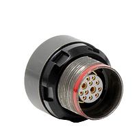 ITT Cannon HDX-WGKM0-12WMCL Connectors 0-12 CLOCKING C SOLDER CUP REC