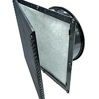 Orion Fans OA254LFG221TXC Louvered Filter Fan Kit Louvered Filter Fan Snap-On Guard Kit with 172mm, 320x122.5mm, 230VAC, IP54