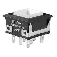 NKK Switches UB26KKW015F Sealed Series UB2 Illuminate Pshbutton