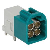 Amphenol RF FM4-NZRP-PCB-1 PCB Connectors FAKRA RA PCB-PLG T/H KEYCODE Z