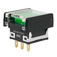 NKK Switches UB15KKG01N-F/AT499 Pushbutton Switches LOW PROFILE PSHBTTN PC AND SOLDER