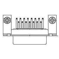 Molex / FCT 173109-0179 D-Sub Connectors - Standard Density FCT DSUB RA PC PLG 37 PN W/CLINCH