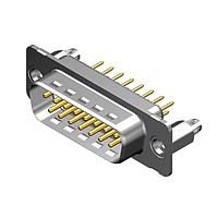 Molex / FCT 173109-0147 Plug FCT DSUB STR PC PLG 15 PN W/SNAPIN