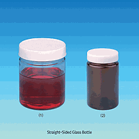 DaiHan SL.Bot2137 Bottle, Amber glass jar, Screwcap, 240㎖, ø63 x h110, neck od-56㎜