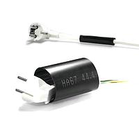 HellermannTyton 321-30200 Heat Shrink Tubing and Sleeves Heat Shrink Tubing, 4' Long Stick, Thick Wall Adhesive Lined, Up to 6:1, 1.5", 44.4/7.4 dia, PO, Black, 2/pkg