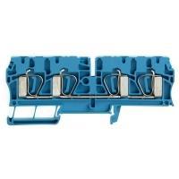 Weidmuller 7904300000 Feed Through Terminal Block ZDU 4/4AN BL