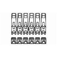 AMP Connectors - TE Connectivity 282016-1 Accessories SEC.LOCK FEM. CONT P. 5MM