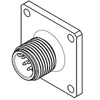 Molex 120070-5138 Straight MIC M12 MALE REC W/FLANGE 8P Solder