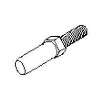 AMP Connectors - TE Connectivity 192244-1 Heavy Duty Power Connectors 6MM TMP 1/4-28