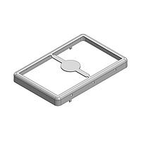 Masach Tech MS410-10F-NS EMI/RFI Shield Frame, Two-Piece 41 x 26.4 x 3.7mm Two-piece Drawn-Seamless RF Shield/EMI Shield FRAME (Nickel-Silver)
