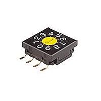 NKK Switches FR02KR10P-R DIP Switches DIP 10 Ext Shaft-Org 0.1A 5VDC 2.54mm SMD