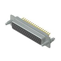 Amphenol CONEC 16-002131 Plug 50POS M PC TAIL STRAIGHT WITH SNAP LOCK AND REAR SPACER WITH PCB CLIP CONTACTS ARE 30 MIC/IN GOLD PLATED