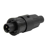 CONXALL 16282-2PG-521 Standard Circular Connector Micro-Con-X Cable End, 2-pin #20, Male, Solder Cup, Bulk