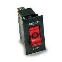 Carling Technologies C1005B-3B121BR3 Thermal 12 AMPS BLK BEZEL WHT RED