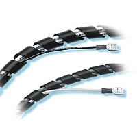 Heyco 8928 Spiral Wraps, Sleeves, Tubing & Conduit CW 1000 PE UV BLACK HOSE/CABLE WRAP Std