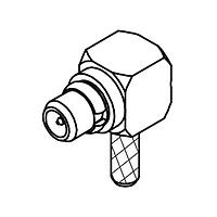 Molex 73414-0351 RF Connectors MMCX PLUG 50 OHM R/A 1.37 CABLE