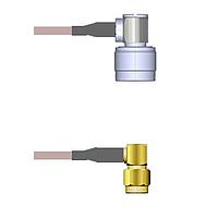 Amphenol Custom Cable Q-2D035000R024i RF Cable Assemblies N-RP/SMA-RP G316D 24I