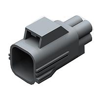 Yazaki 7282557010 Plug Housing CONN 4P 110 DARK GRY