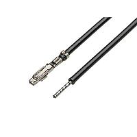 Molex 217491-1222 Pre-Crimped Lead Pre-Crimped Lead 150mm Lngth, 22 AWG, Blk