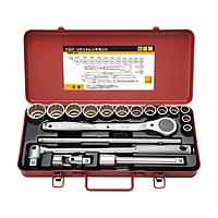 TOP Kogyo SWS-413 Socket Wrench Set 18 Pieces (10, 11, 12, 13, 14, 17,
19, 21, 22, 23, 24, 26, 27mm)
